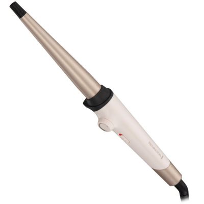 Плойка Remington Shea Soft, конусна, 39Вт, D -13-25 mm, 130-200С, кераміка, біло-золотий
