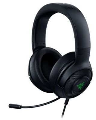 Гарнітура ігрова Razer Kraken V3 X, 7.1, USB-A, RGB, 1.8м, чорний
