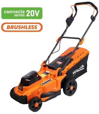 Газонокосарка акумуляторна SEQUOIA SBL4037B-E2W 40В(20В+20В) 2x4А·год 37см 35л 25-75мм ЗП 11.65кг