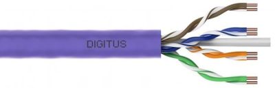 Кабель "вита пара" DIGITUS CAT 6 U-UTP, 305м, AWG 23/1, LSZH Cca, фіолетовий