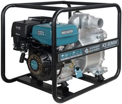 Мотопомпа бензинова Konner&amp;Sohnen KS 80MW 1000л/хв 9.0к.с 60кг
