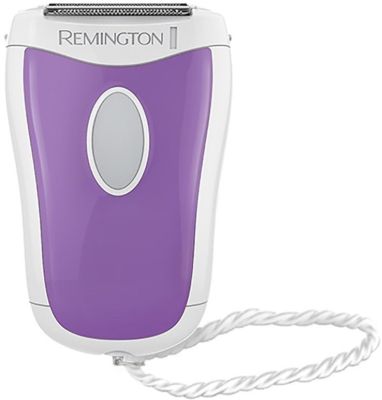 Бритва електр. Remington сіткова Smooth &amp; Silky, АААx2, сух.+волог., жіночий тример, біло-фіолетовий