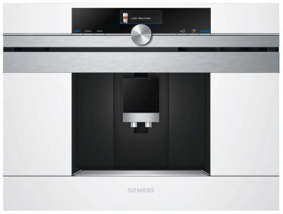 Кавомашина Siemens вбудована, 2.4л, зерно+мелена, автомат.капуч, LED-дисплей, авторецептів -30, біли