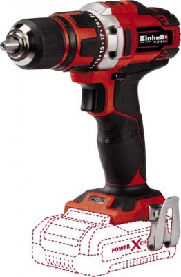 Шурупокрут-дриль акумуляторний Einhell TE-CD 18·40 Li-Solo PXC 18В 40Нм 400·1500об/хв 1.25кг без АКБ
