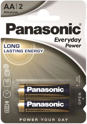Батарейка Panasonic EVERYDAY POWER лужна AA блістер, 2 шт.