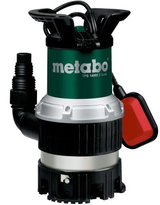 Насос занурювальний комбінований Metabo TPS 14000 S COMBI, 770Вт, 14куб/год, висота подачі 8.5м, зан