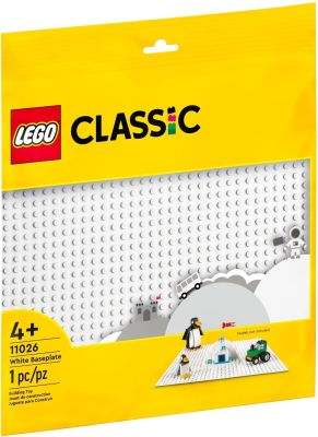 Конструктор LEGO Classic Базова пластина білого кольору