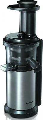 Соковитискач Panasonic Viva Collection шнековий 150Вт, чаша-0.4л, пластик/метал, чорний