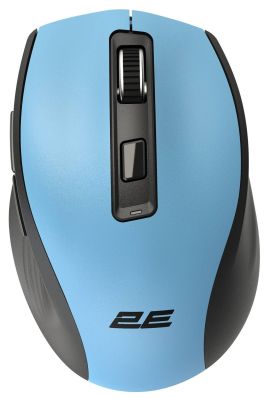 Миша 2E MF250 Silent, WL, синій