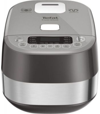 Мультиварка Tefal Expert Cook Induction, 1200Вт, чаша-5л, електронне керув., пластик, сірий
