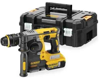 Перфоратор акумуляторний DeWalt SDS PLUS 18В акб 2х5А·год 2.1Дж 0-1100об/хв 0-4600уд/хв 3 режими ЗП,