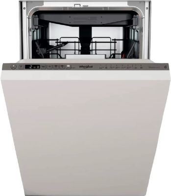 Посудомийна машина Whirlpool вбудована, 10компл., D, 45см, дисплей, інвертор, 3й кошик, білий
