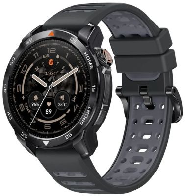 Смарт-годинник Mibro GS Pro 2 48мм, 1.43", 466x466, AMOLED, BT 5.3, GPS, 5 ATM, темно-сірий