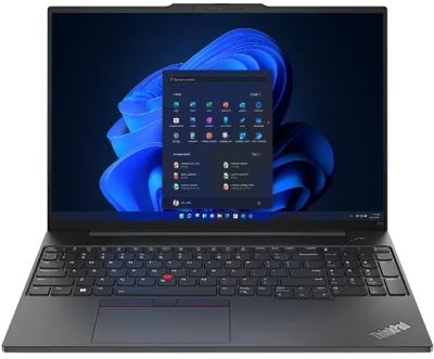 Ноутбук Lenovo ThinkPad E16-G4 16" WUXGA IPS AG, Intel U5-325, 16GB, F512GB, UMA, DOS, чорний