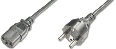 Кабель живлення DIGITUS Schuko > C13, 1.8м, чорний