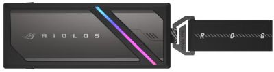 Портативний корпус ASUS для SSD ROG STRIX AIOLOS PCIe NVMe M.2 2230/2242/2260/2280 USB Type-C 3.2 Ge