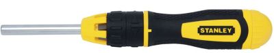 Викрутка Stanley Multibit 1/4" бітотримач реверсний, 10 біт, SL,PH,PZ,SQ,Torx набір 11шт