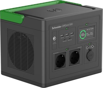 Портативна електростанція Schneider Electric OffGrid Portable Power Station 500, 500 Вт, 517 Вт/год,