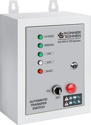 Блок автоматичного введення резерву (АВР) Konner&amp;Sohnen KS ATS 4/25 Gasoline, 230-400В, 5.75(11.5)кВ