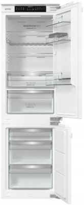 Холодильник Gorenje вбудований з нижн. мороз., 177x69x55см, 2 двері,252(76)л, А+, NF+, Зона св-ті, Д