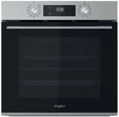Духова шафа Whirlpool електрична, 71л, A+, дисплей, конвекція, телескопічні напрямні, нерж