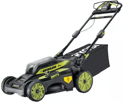 Газонокосарка акумуляторна Ryobi Max Power RY36LMX51A-160 36В акб 1х6А·год 51см 70л 20-70мм самохідн