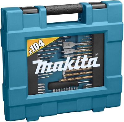 Набір біт та свердел Makita D-31778 комбінований кейс 104шт