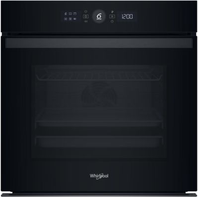 Духова шафа Whirlpool електрична, 73л, A+, дисплей, конвекція, телескопічні напрямні, чорний