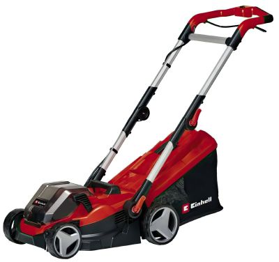 Газонокосарка акумуляторна Einhell PXC GE-CM 36/34-1 Li 36В(18+18) 33см 30л 20-65мм 11.9кг без АКБ т