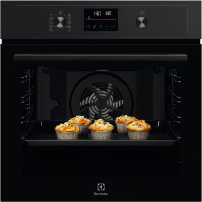 Духова шафа Electrolux електрична, 72л, A+, пара, дисплей, конвекція, піроліз, телескопічні напрямні