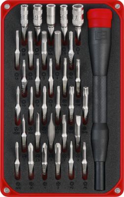 Біти Einhell HEX, PH, RIBE, SL, Spline, Torx, 28мм, кейс набір 33шт
