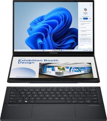 Ноутбук ASUS Zenbook DUO UX8406CA-QL214X 14" FHD OLED, Intel Ultra 7 255H, 32GB, F2TB, UMA, Win11P,