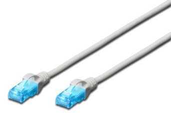 Патч-корд DIGITUS CAT 5e UTP, 30м, AWG 26/7, CCA, PVC, сірий