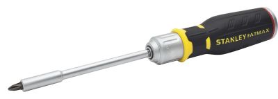 Викрутка Stanley FatMax бітотримач реверсний, 12 біт, SL,PH,PZ,Torx набір 13шт