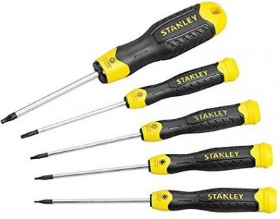 Набір викруток Coushen Grip TORX з отвором: ТТ5, ТT6, ТT8, ТТ10, ТТ15 5шт