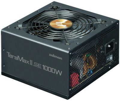 Блок живлення Zalman Teramax II SE  (1000W) 89%, 80+ Gold, 120мм, 1xMB 28pin (18+10), 2xCPU(4pin+ 4p