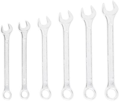 Ключі гайкові Top Tools, комбіновані, 8-17мм, набір 6шт