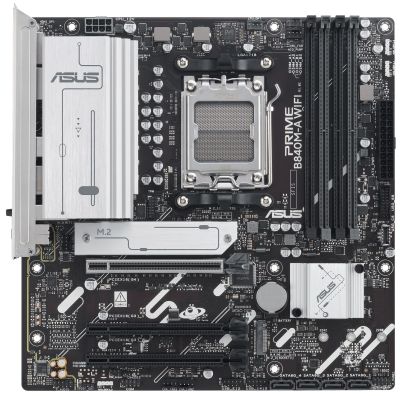 Материнcька плата ASUS PRIME B840M-A WIFI sAM5 B840 4xDDR5 M.2 HDMI DP Wi-Fi BT mATX