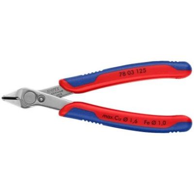 Кусачки-бокорізи KNIPEX Electronic Super, 125мм, 0.056кг
