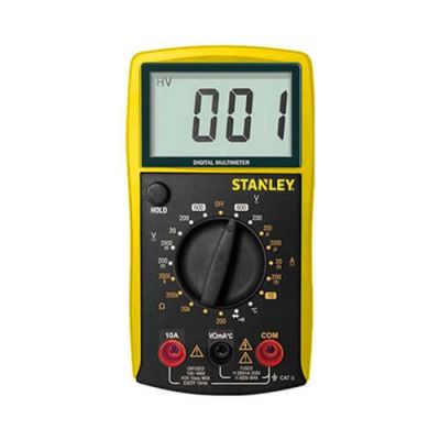 Мультиметр цифровий Stanley, 0-300В, широкий РК-дисплей