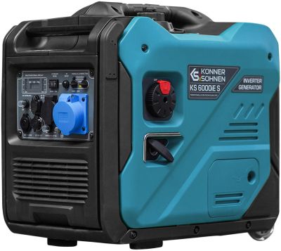 Генератор бензиновий інверторний Konner&amp;Sohnen KS 6000iE S, 230В, 5.5кВт, електростартер, 39.5кг