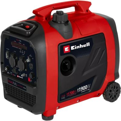 Генератор газобензиновий інверторний Einhell TE-IG 1900 DF LPG 230В, 1 фаза, 1.7-1.9кВт, розетка 2х1