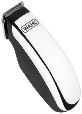 Машинка для стрижки тварин WAHL Pocket Pro Deluxe, ААx2, в комплекті, насадок-2, сталь, чорно-срібля