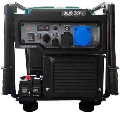 Генератор бензиновий інверторний Konner&amp;Sohnen 6500iE 230В, 6.5кВт, електростартер, 42кг