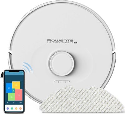 Робот-пилосос Rowenta миючий X-Plorer Serie 75 S, 2700ПаВт, h=9.5см, 0.3л, конт пил -0.3л, вода - во