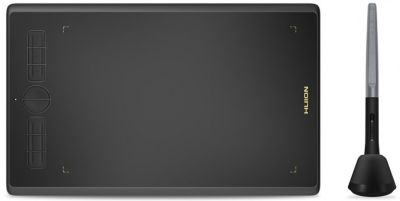 Графічний планшет Huion 8"x5" H580X, USB-C, чорний