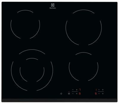 Варильна поверхня Electrolux електрична склокерамічна, 60см, чорний
