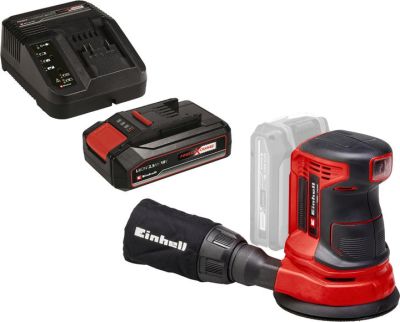 Шліфмашина ексцентрикова акумуляторна Einhell TE-RS 18 Li Kit 18В акб 1х2.5А·год 125мм 14000-22000об