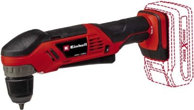 Дриль кутовий акумуляторний Einhell TE-AD 18 Li - Solo PXC 18В 45Нм 1100об/хв патрон 10мм 1.22кг без