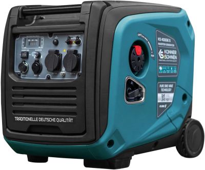 Генератор бензиновий інверторний Konner&amp;Sohnen KS 4000iE S, 230В, 4.0кВт, електростартер, 40кг
